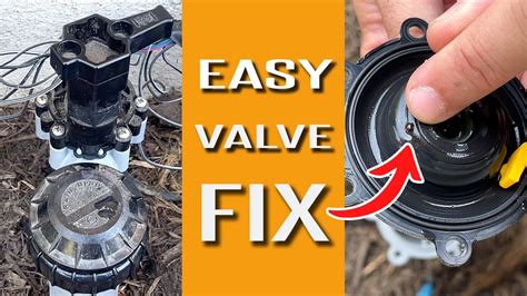 main sprinkler valve leaking|Easy Sprinkler Valve Repair Hack 